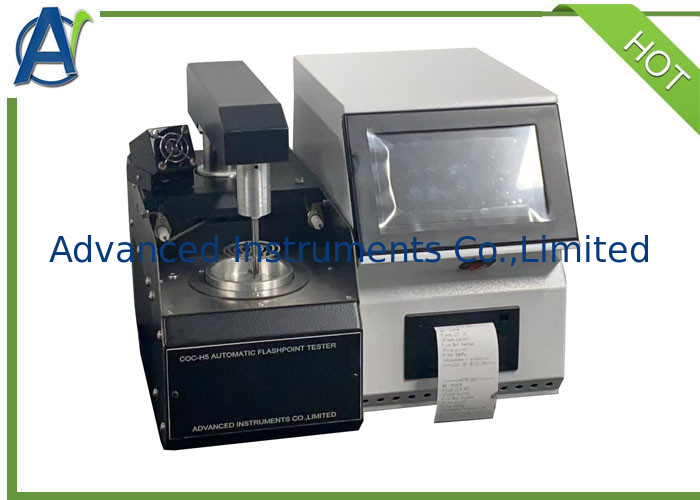 ASTM D92 Fully Automatic Cleveland Open Cup Flash Point tester with LCD screen