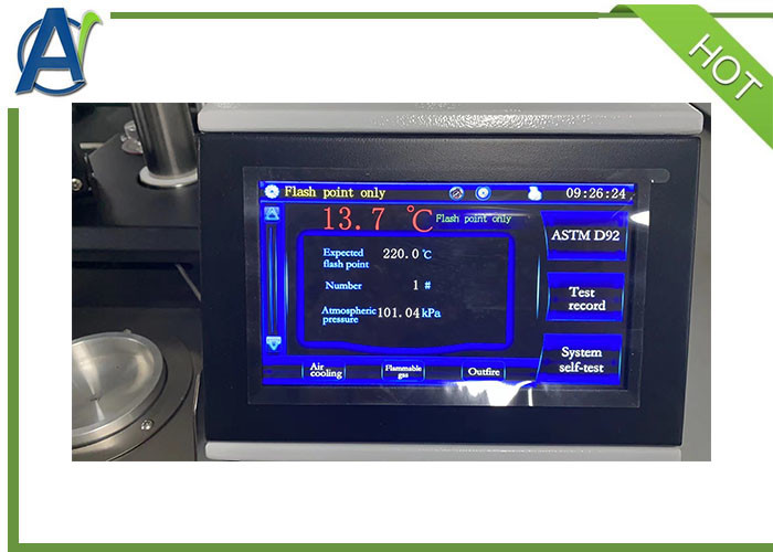ASTM D92 Fully Automatic Cleveland Open Cup Flash Point tester with LCD screen