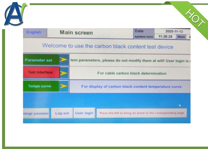 IEC 60811-4-1:2004 and ISO 6964 Compliant Automatic Carbon Black Content Tester for Polyethylene Combustion Testing