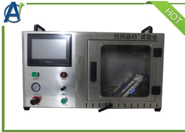 45の°の燃焼以下のASTM F2100の外科手術用マスクの燃焼性の試験装置